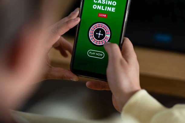 hasil akhir mobile app interface showing live dealer tables and account menu